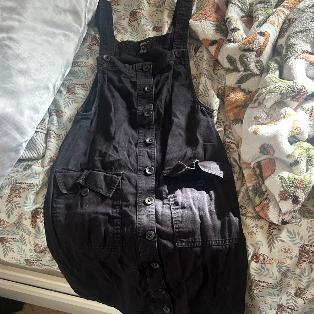 Forever 21 Black  Overall Dress